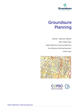 Groundsure Planning