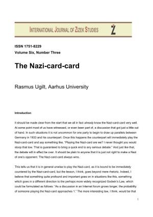 The Nazi-Card-Card