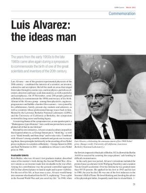 Luis Alvarez: the Ideas Man