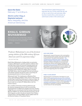 Khalil Gibran Muhammad