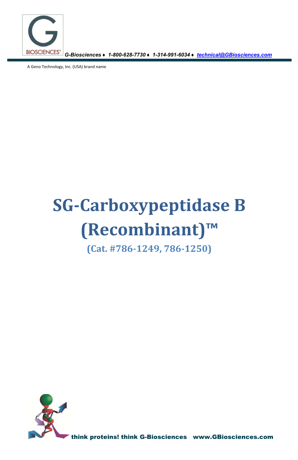 SG-Carboxypeptidase B