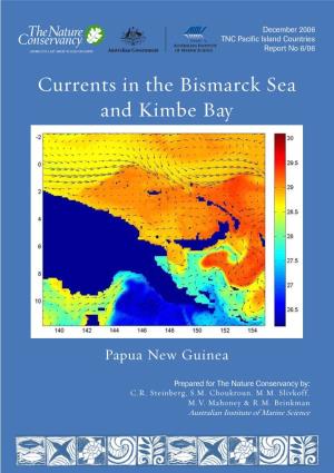 Currents in the Bismarck Sea and Kimbe Bay