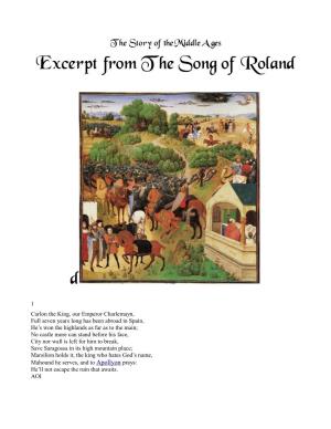Excerpt from the Song of Roland D