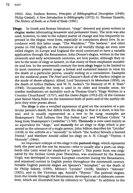 1965). Also, Fredson Bowers, Principles of Bibliographical Description (1949); Philip Gaskell, a New Introduction to Bibliography (1972); G