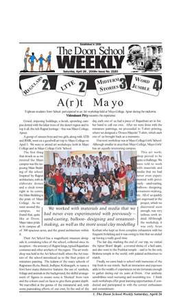 WEEKLY Saturday, April 26 , 2008! Issue No