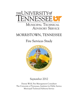 Morristown, Tennessee, Fire Services Study