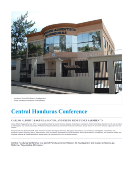 Central Honduras Conference