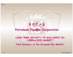 B O T a Ş Petroleum Pipeline Corporation