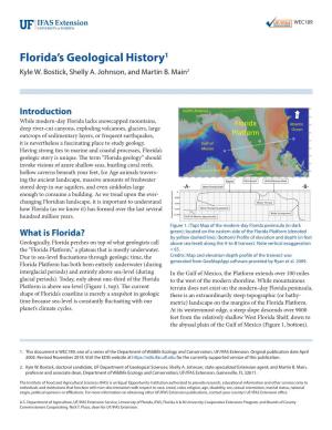 Florida's Geological History1