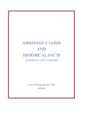 Armenian Claims and Historical Facts Questions and Answers