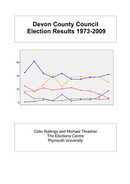 Devon County Council Election Results 1973-2009
