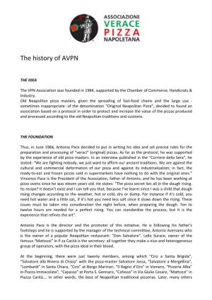 The History of AVPN