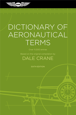 Dictionary of Aeronautical Terms Aeronautical of Dictionary