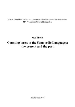 Counting Bases in the Samoyedic Languages: the Present and the Past