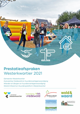 Prestatieafspraken Westerkwartier 2021 CONCEPT Pagina 0 Van 28