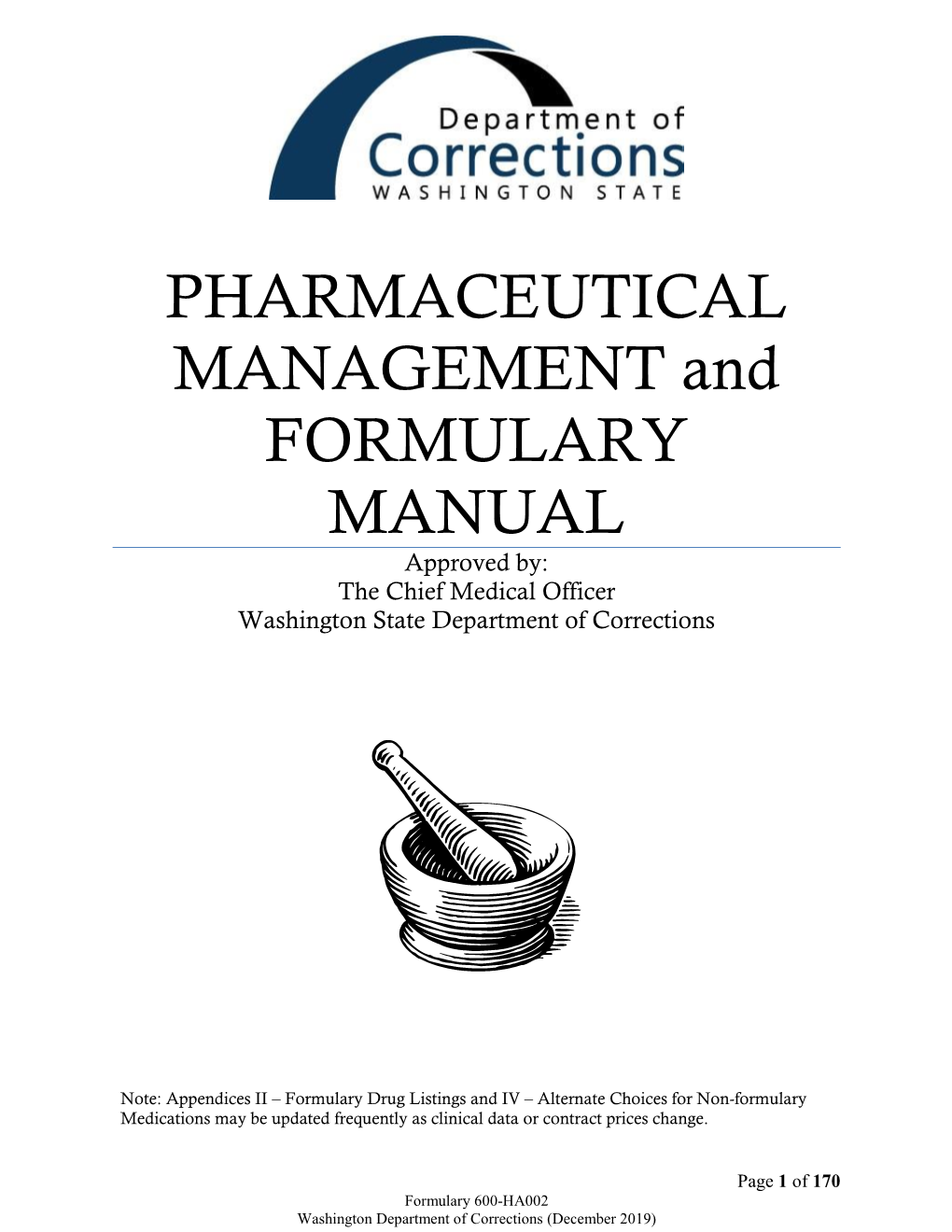 Pharmaceutical Management and Formulary Manual (Pdf)