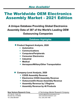 The Worldwide OEM Electronics Assembly Market - 2021 Edition