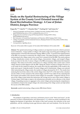 Study on the Spatial Restructuring of the Village System at The