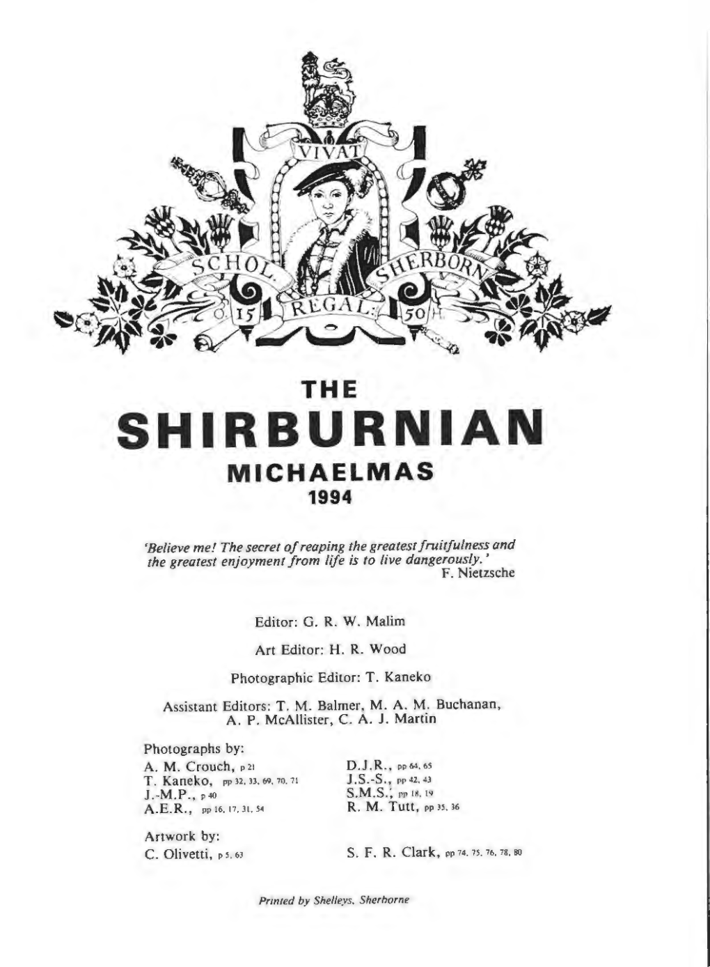 Shirburnian Michaelmas 1994