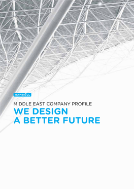 We Design a Better Future Contents
