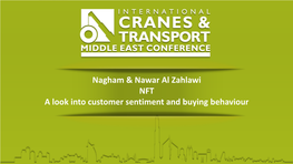 Nagham & Nawar Al Zahlawi NFT a Look Into Customer Sentiment and Buying Behaviour