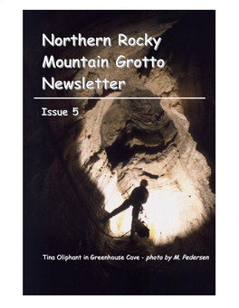 Northern Rocky Mountain Grotto Newsletter