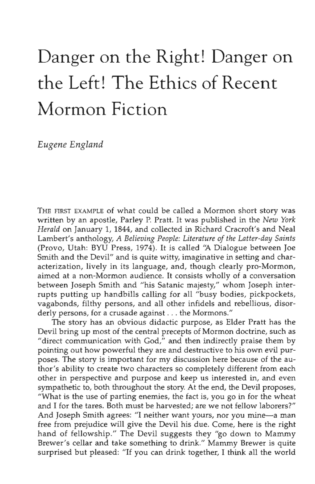 A Journal of Mormon Thought