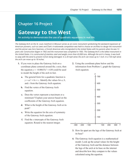 Chapter 16 Project Gateway to the West 1373