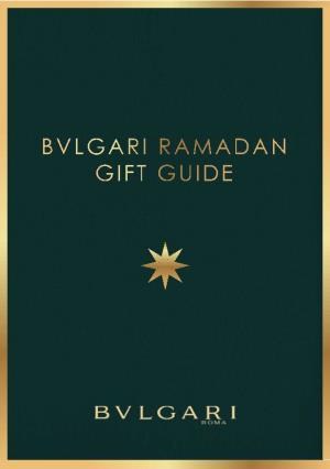Bvlgari Ramadan Guide
