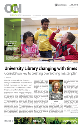 University Library Changing with Times Consultation Key to Creating Overarching Master Plan