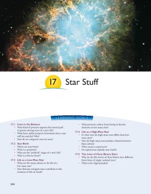 Chapter 17--Star Stuff