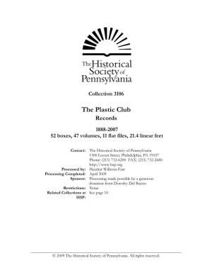 The Plastic Club Records