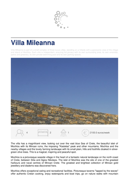 Villa Mileanna