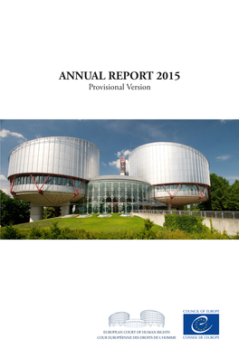 Annual Report 2015 Provisional Version ENG