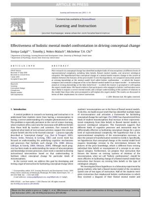 Effectiveness of Holistic Mental Model Confrontation in Driving Conceptual Change