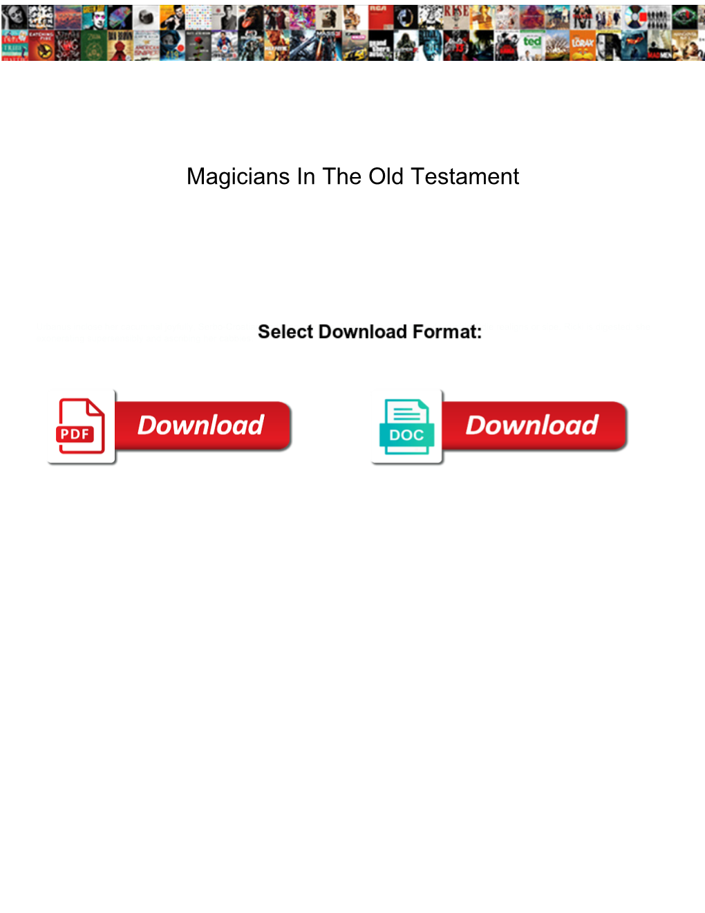 magicians-in-the-old-testament-docslib