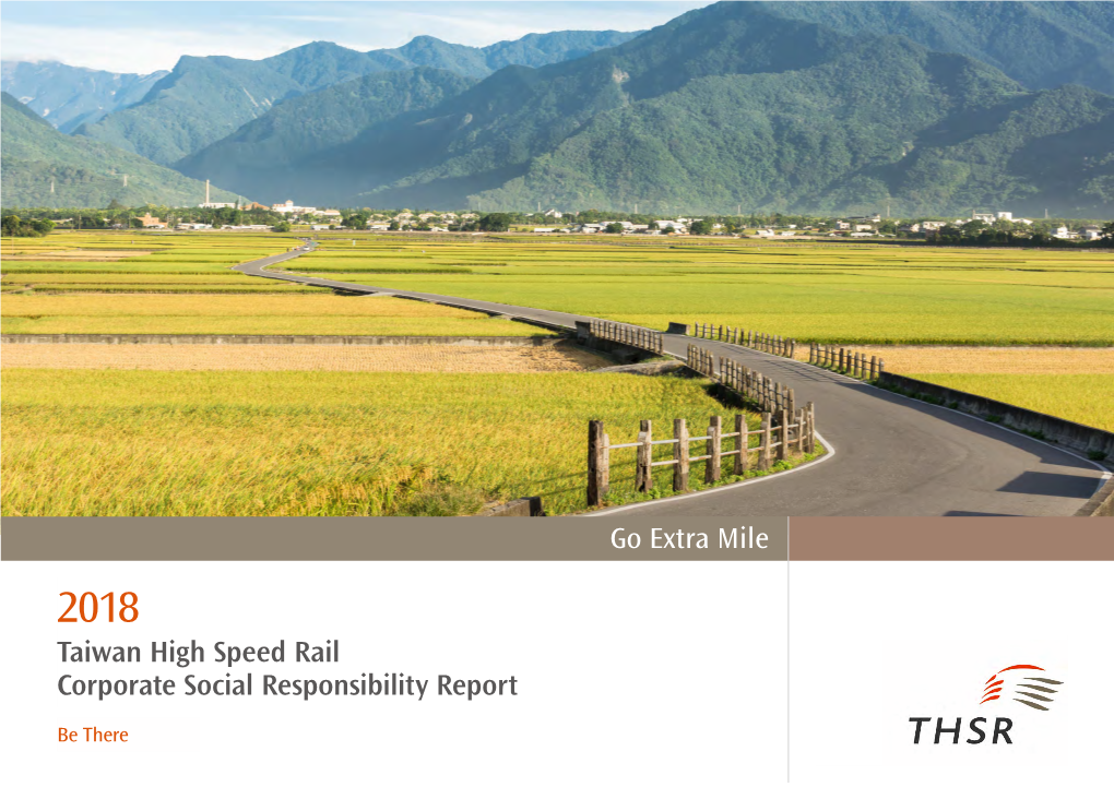 Go Extra Mile Taiwan High Speed Rail Corporate Social Responsibility