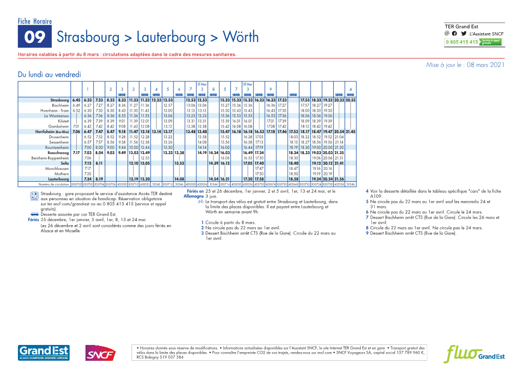 Strasbourg &gt; Lauterbourg &gt; Wörth