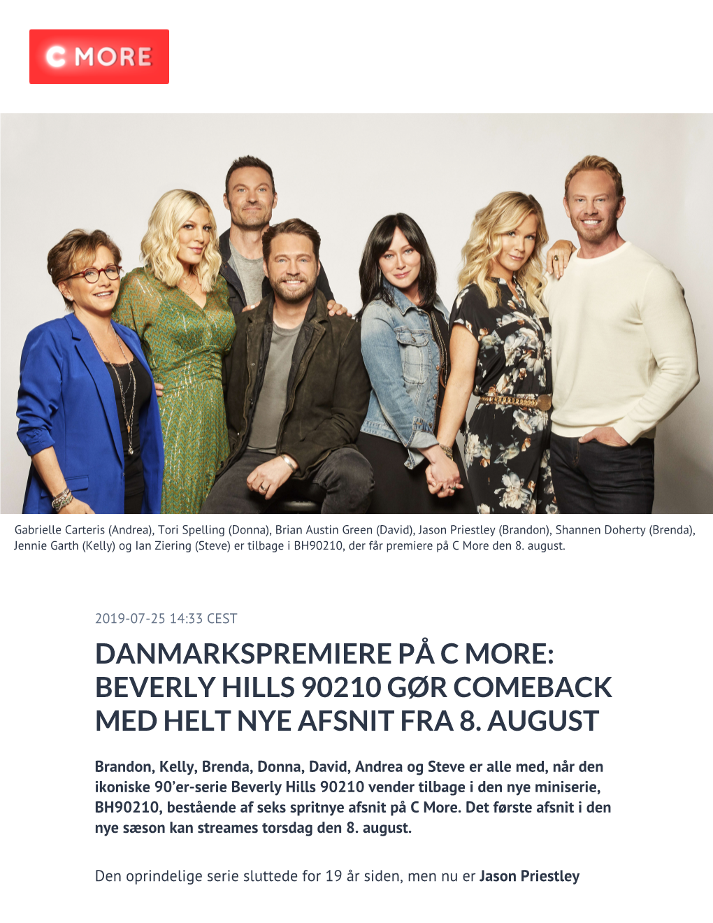 Beverly Hills 90210 Gør Comeback Med Helt Nye Afsnit Fra 8