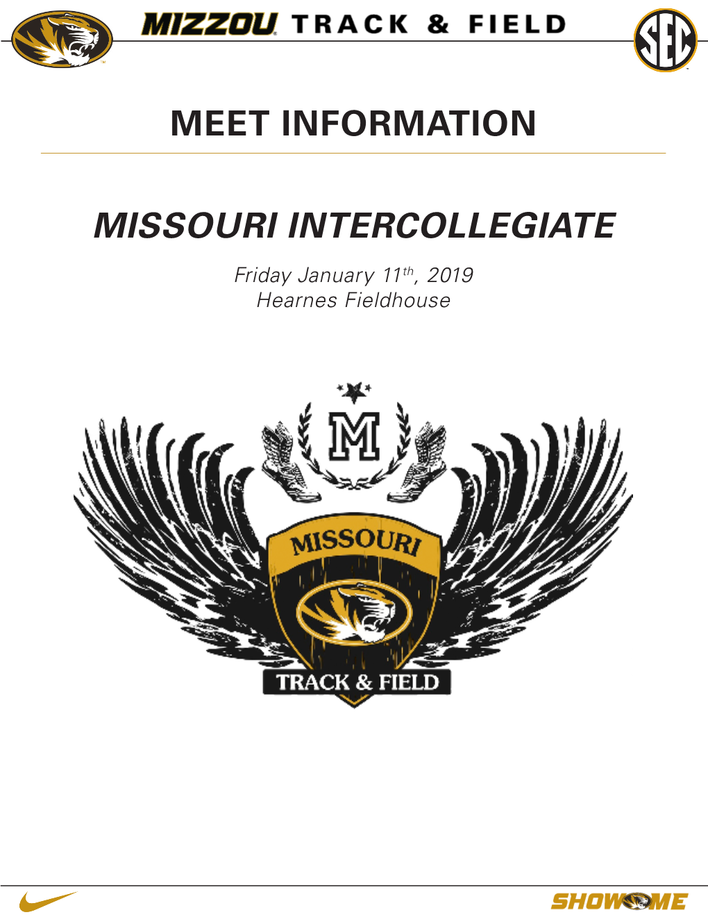 Missouri Intercollegiate Meet Information