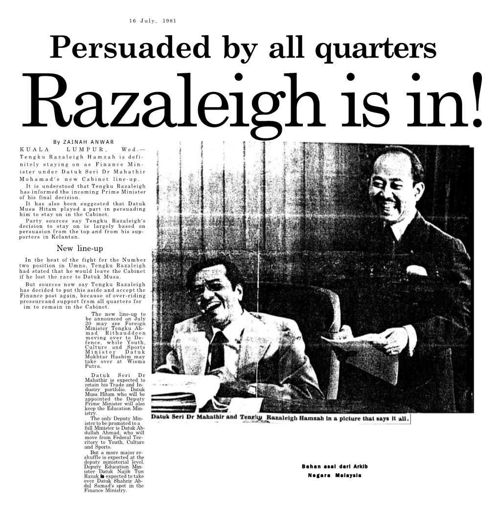 Razaleigh Is