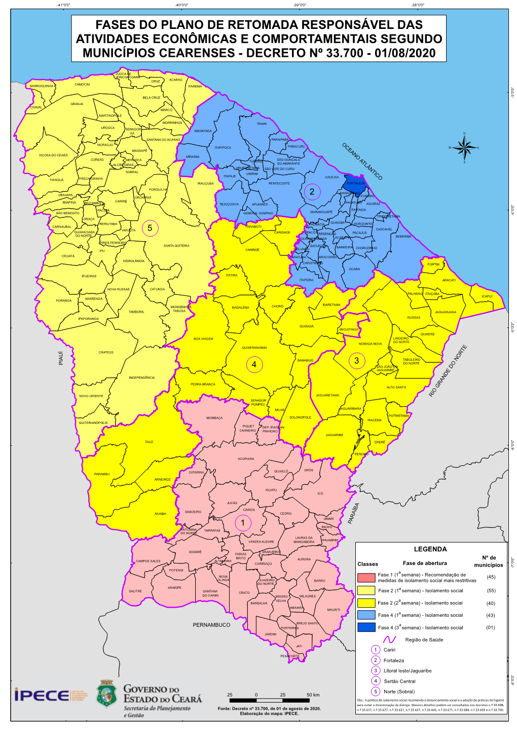 Mapa Fases Do Plano De Retomada Responsável Das Atividades