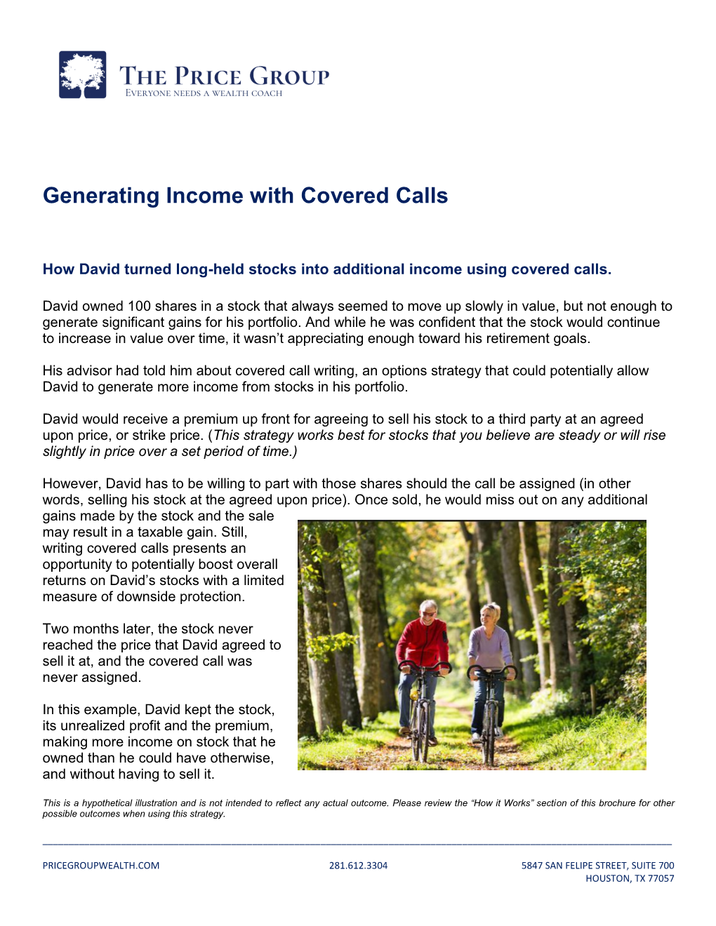 Generating Income with Covered Calls