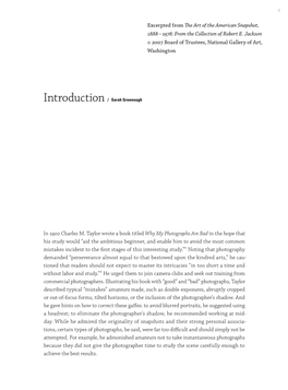 Exhibition Catalog Introduction