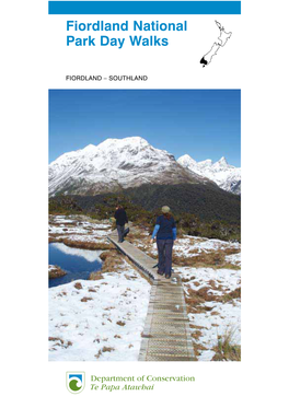 Fiordland National Parks Day Walks