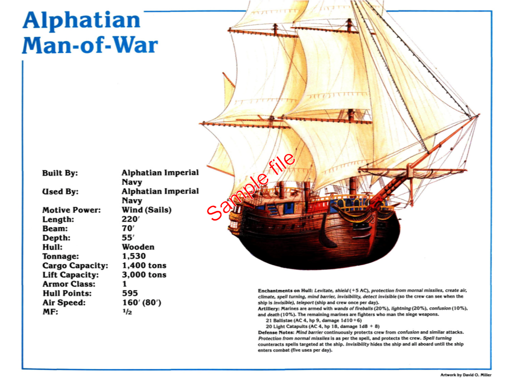 Alphatian Man-Of-War