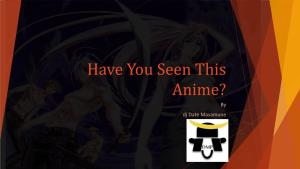 Have You Seen This Anime? by Dj Date Masamune Disclaimers