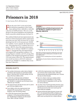 Prisoners in 2018 E