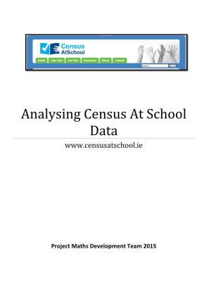 Analysing Census at School Data