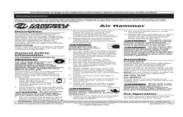 Air Hammer Harrison, Ohio 45030 Teléfono: (800) 543-6400 BUILT to LAST 3